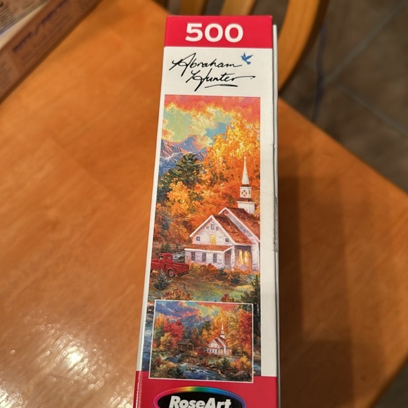 Abraham Hunter 500 piece puzzle - Church By the River - Picture 6 of 8